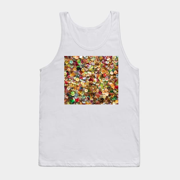 Colorful Sequins Tank Top by NewburyBoutique